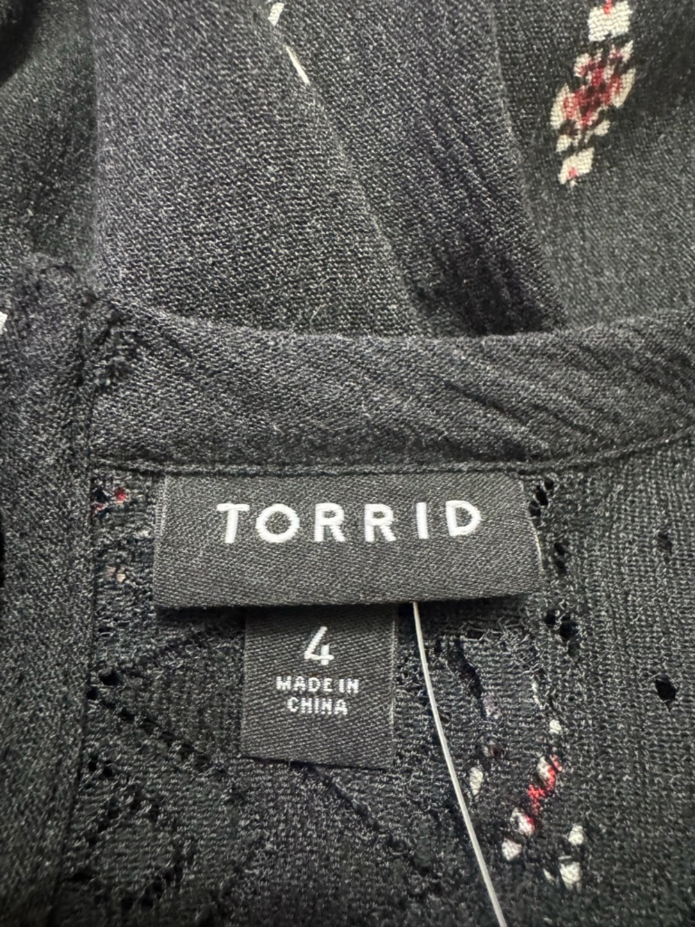 Torrid Black Gauze Mini Dress - Picture 5 of 9